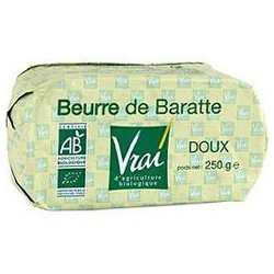 Vrai Beurre Doux Bio 250G Plaquette