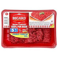 500G Hache Trad.Tartare 5% S/A