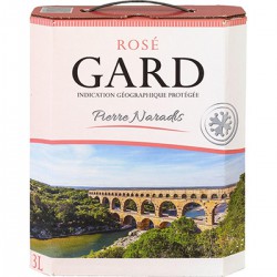 Bib.3 Litres Vin De Pays Du Gard Rose