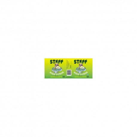 Bouteille Pet 1,5L Soda Citron Steff