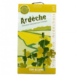 3L Bib Vin De Pays Coteaux Ardeche Blanc Viognier