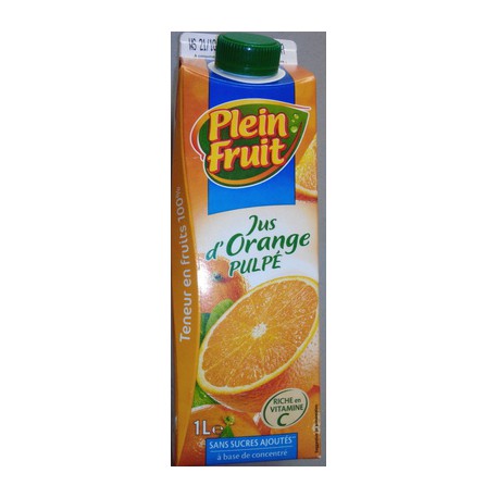Plein.F Jus D Orange Pulpe 1L