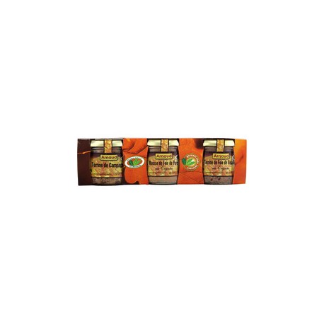 Arnaud Gout.Tradition Terrine Campagne Foie Volaille 3X180G