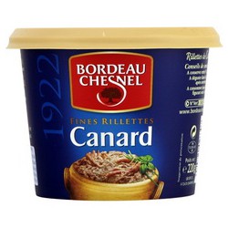 Bordeaux Chesnel Rillettes Canard 220G