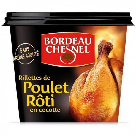 220G Rillettes Poulet Roti A La Cocote Bordeaux Chesnel