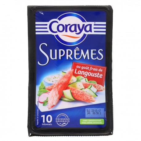 156G 10 Batonnets Coraya Saveur Langouste