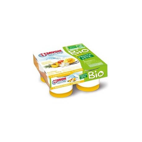 4X125G Yaourt Bio Fruits De Saison Savoie