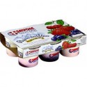 6X125G Yaourt Double Sensation Fruits Rouges Savoie