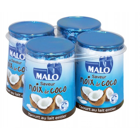 4X125G Yaourt Coco Malo