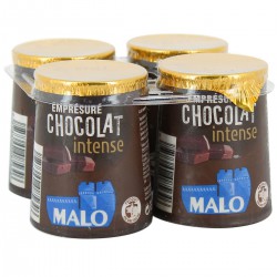 Malo Emprésuré Chocolat Noir Malo 4X125G