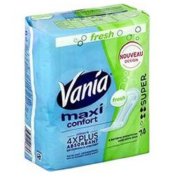 Vania Serviette Maxi Super Fresh Sachet De 13