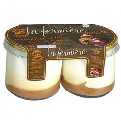 2X160G Yaourt Marron La Fermiere