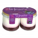 2X160G Yaourt Mure/Myrtille La Fermiere