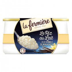 2X160G Riz Au Lait Vanille La Fermiere