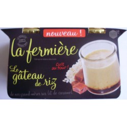 2X150G Gateau De Riz Caramel La Fermiere