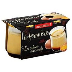 2X150G Creme Aux Oeufs Caramel La Fermiere