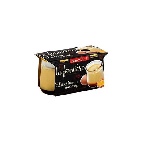 2X150G Creme Aux Oeufs Caramel La Fermiere
