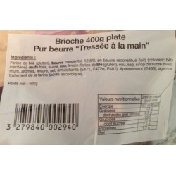 Brioche Tressee Plate 400G