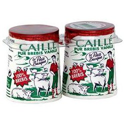 Petit Basque Yaourt Caille Brebis Vanille 2X125G
