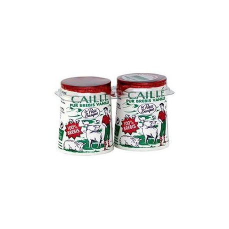 Petit Basque Yaourt Caille Brebis Vanille 2X125G