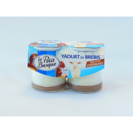 2X125G Yaourt Brebis Lit.Chataigne Petit Basque