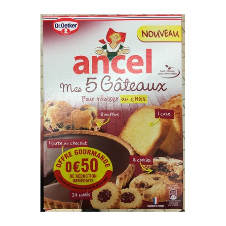 Ancel Mes 5 Gateaux 408 G