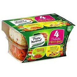 480G 4 Salades Portion Carottes/Taboule Original Martinet