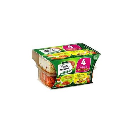 480G 4 Salades Portion Carottes/Taboule Original Martinet