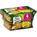 480G 4 Salades Portions Taboule Orienta/Taboule Poulet Martinet