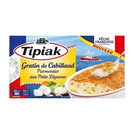 Tipiak Gratin Cabillaud 450G