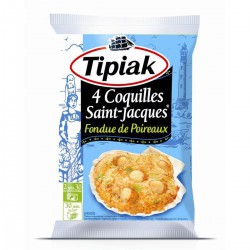 4X90G Coquilles Saint Jacques Poireaux Tipiak