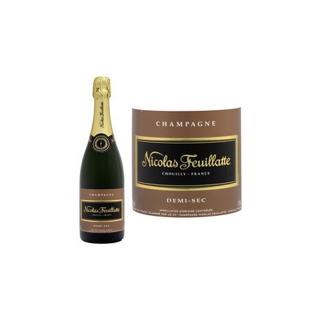N.Feuillate Champagne 1/2 Sec 75Cl