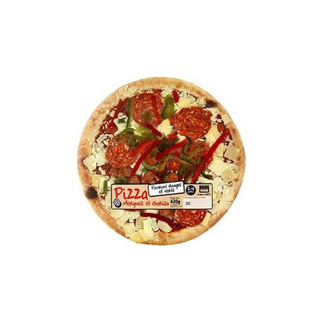 420G Pizza Merguez Et Chorizo Toque Angevine