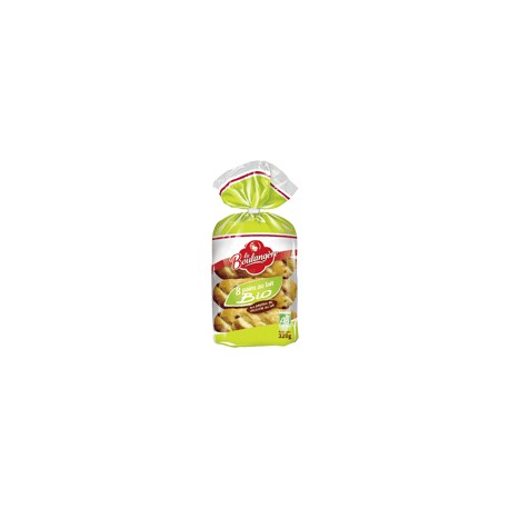 320G 8 Pain Au Laitpepites De Chocolat Bio La Boulangere