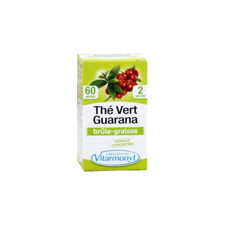Vitarmonyl The Vert Guarana 60Gelules 17G