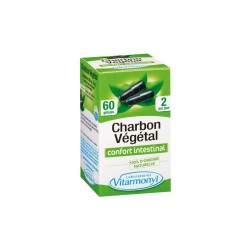 60 Gelules Charbon Vegetal Vitarmonyl