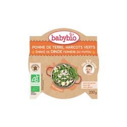 Babybio Pt Plat Leg Dinde 230G