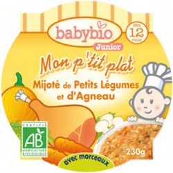Babybio Pt Plat Lg Agneau 230G