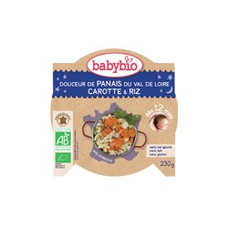 Babybio Panais Carot Riz 230G