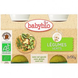 Babybio Legumes Verts 2X130G