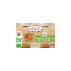 Babybio Carot Potimarron2X130G