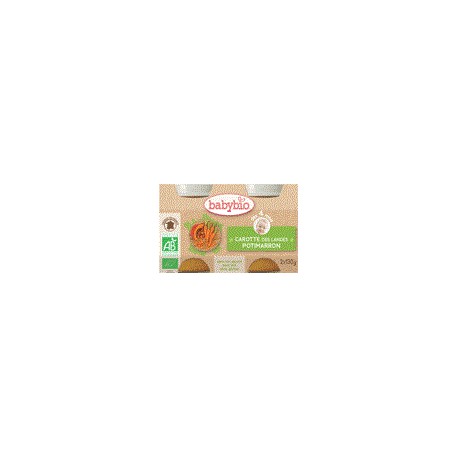 Babybio Carot Potimarron2X130G