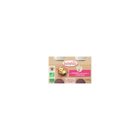 Babybio Pomme Myrtille 2X130G