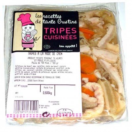 Tripes Cuisinées À La Mode De Caen - La Barquette 500G