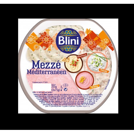 Blini Aperitif Mediterraneen 225G