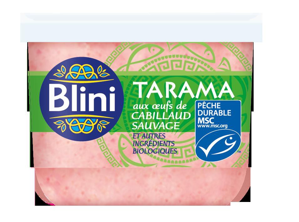 Tarama aux œufs de cabillaud - Blini