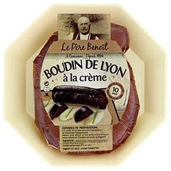600G Assiette Boudin Lyon Creme Pere Benoit