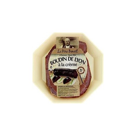 600G Assiette Boudin Lyon Creme Pere Benoit