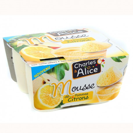 4X48G Mousse Pomme Citron Charles&Alice