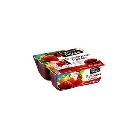 Char&Alice Pomme-Fraise 4X100G